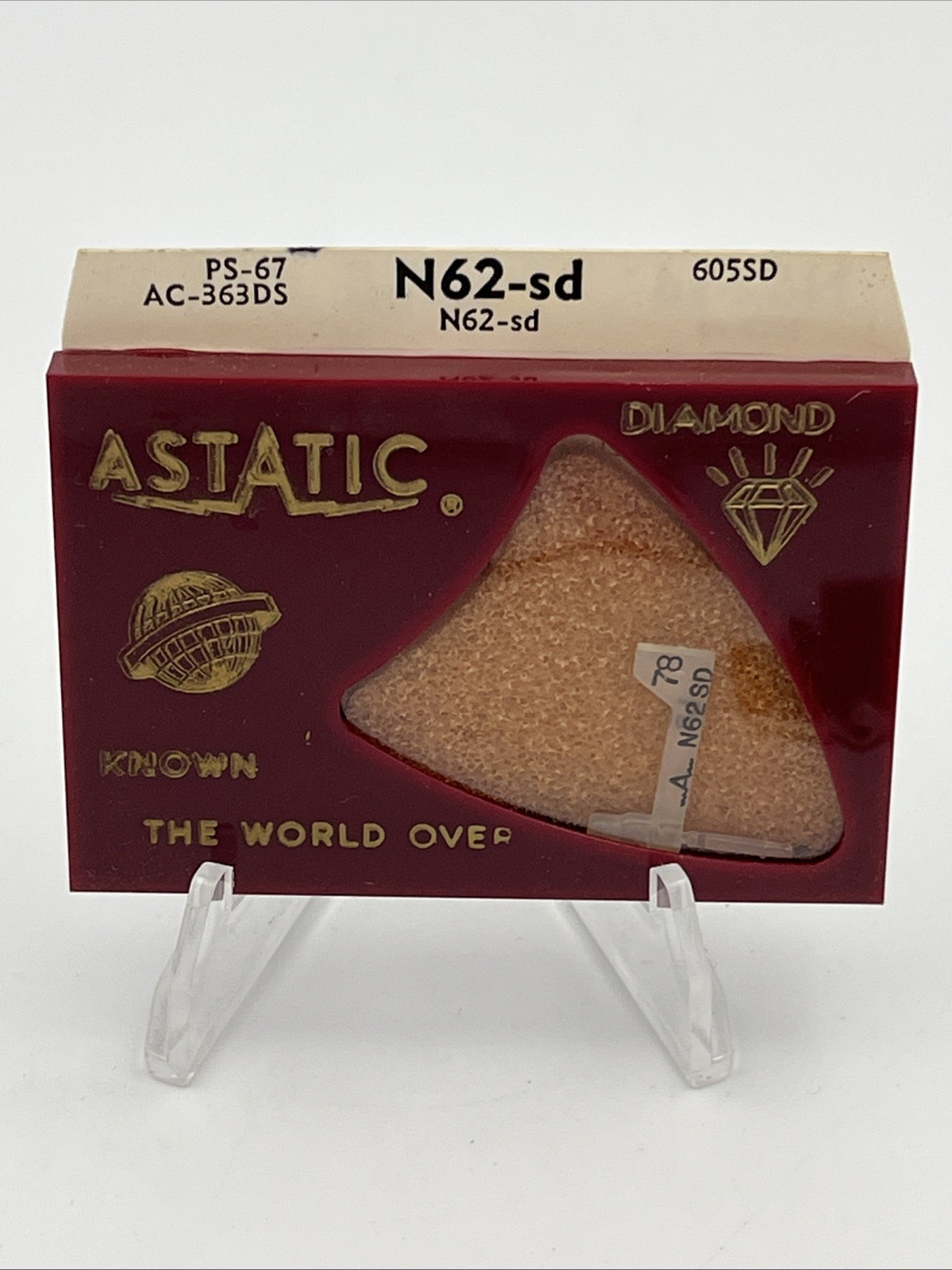 Astatic N62-sd Diamond/Sapphire Needle NOS LP 78 Wurlitzer Jukebox 164-DS73
