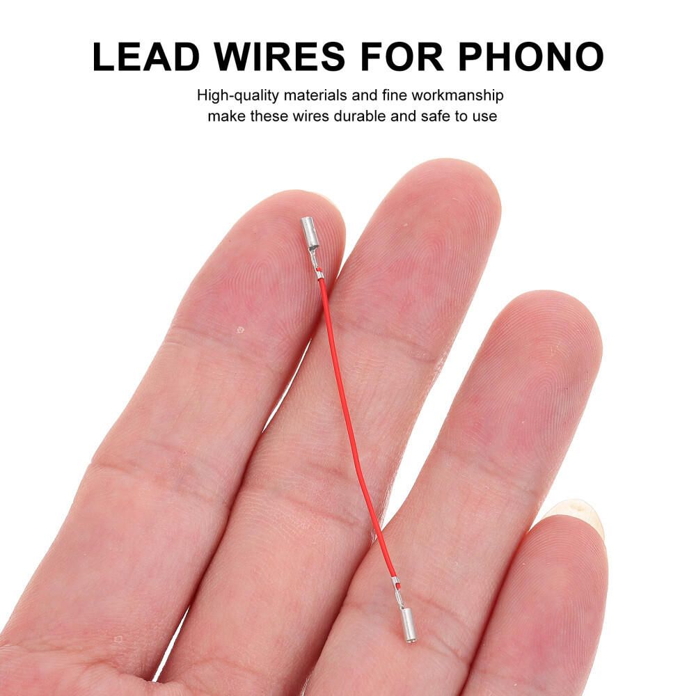 4PCS Phono Wires Phono Cable Headshell Wiring Stereo Turntable Wire