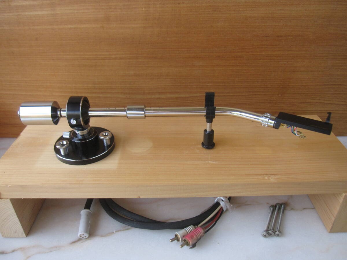Audio-Technica AT-1503II Tonearm With Headshell Cables Tested Vintage Japan Used