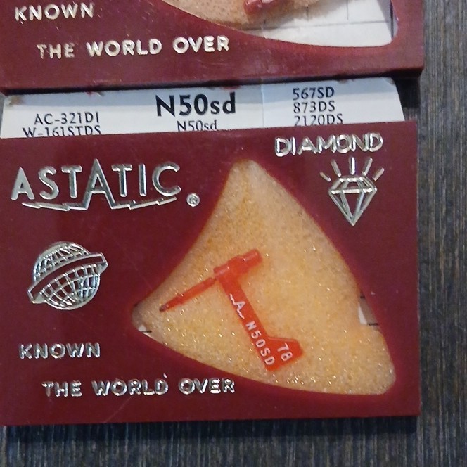 Astatic N50-SD Diamond Record Player Needle Stylus for PS-34 567SD 873D/S