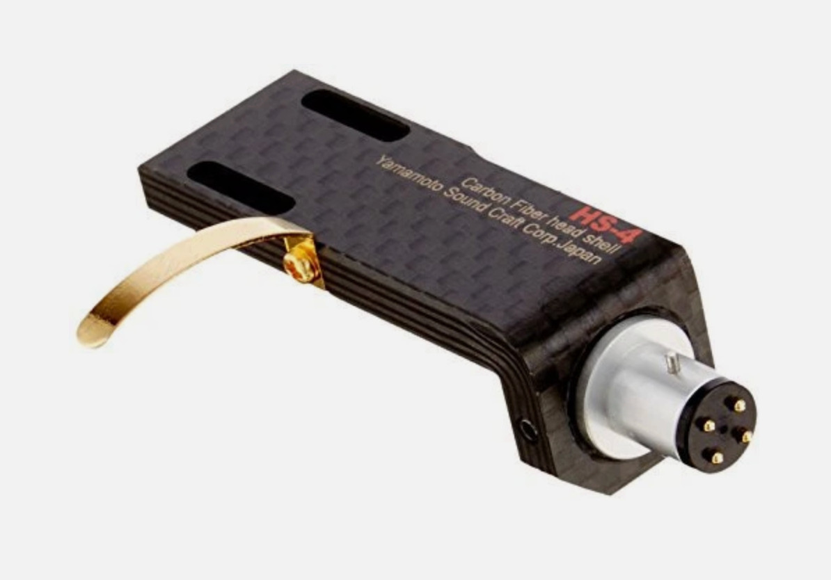 Yamamoto Sound Craft HS-4 Carbon Fiber Headshell for Turntable Cartridge