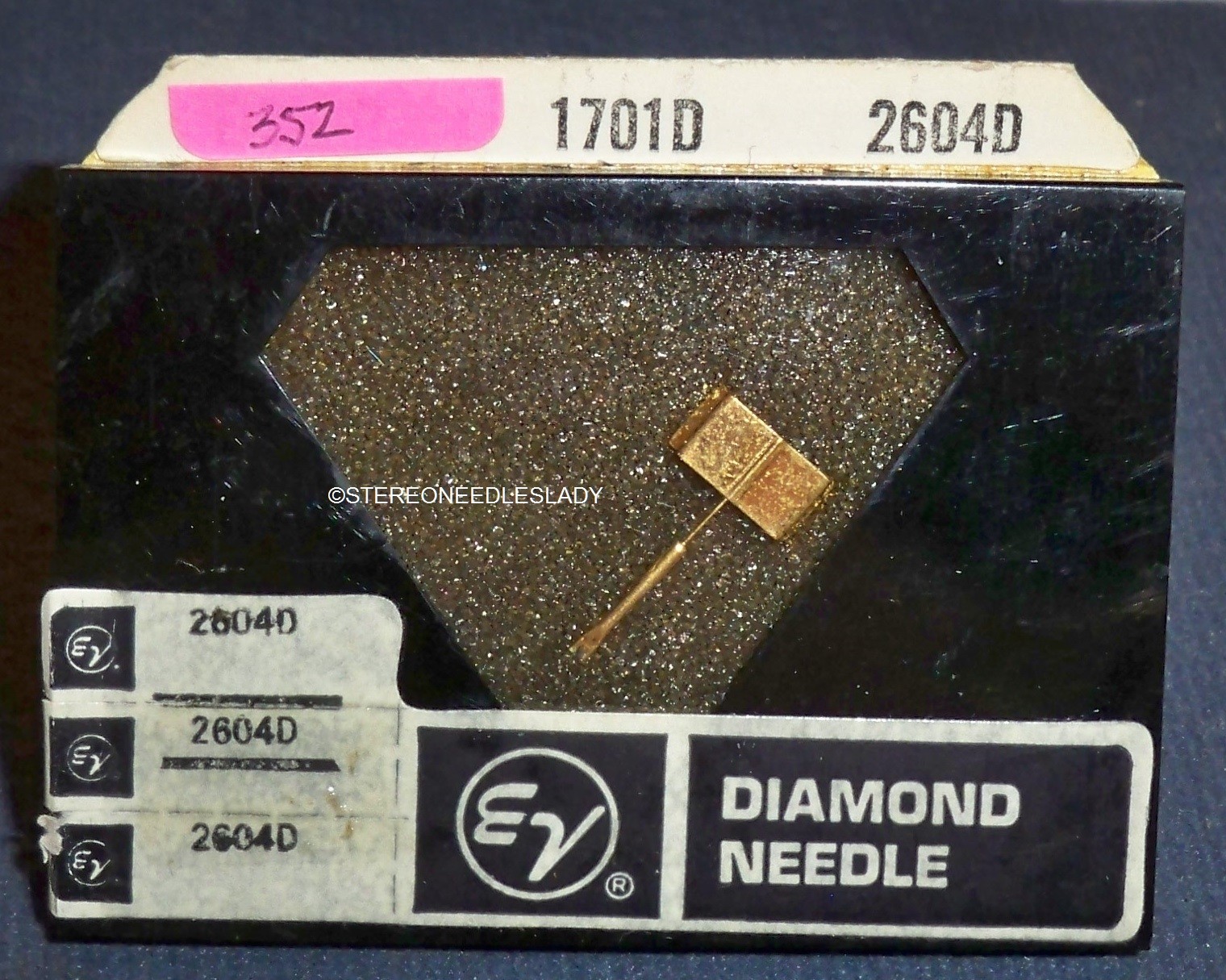 DIAMOND NEEDLE EV 2604D for EV 21 22 26 27 126 127 for mAGNAVOX 5602321 352-D7