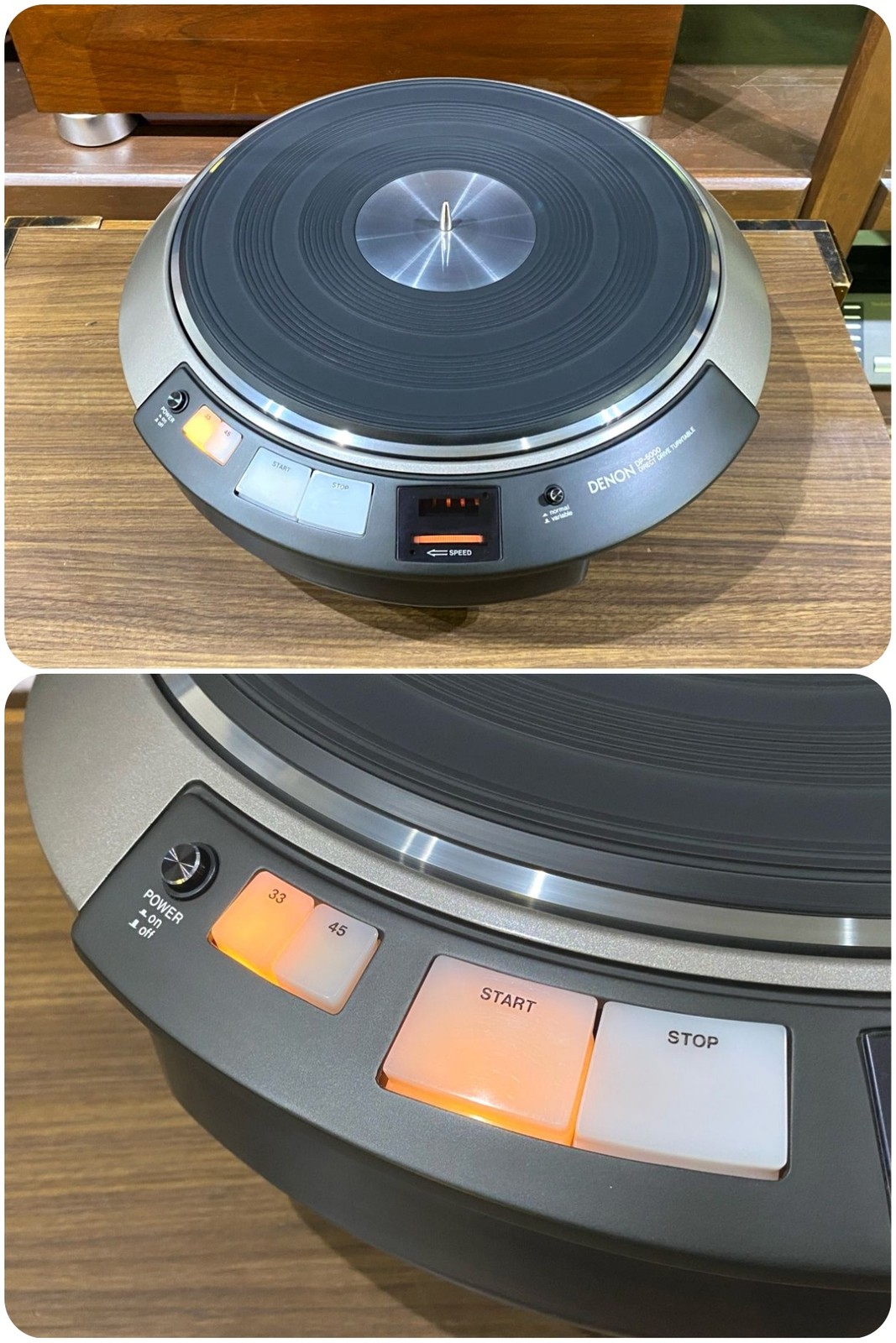 DDP DENON DP-6000 Quartz Direct Drive Turntable Motor Unit Serviced Manual JP