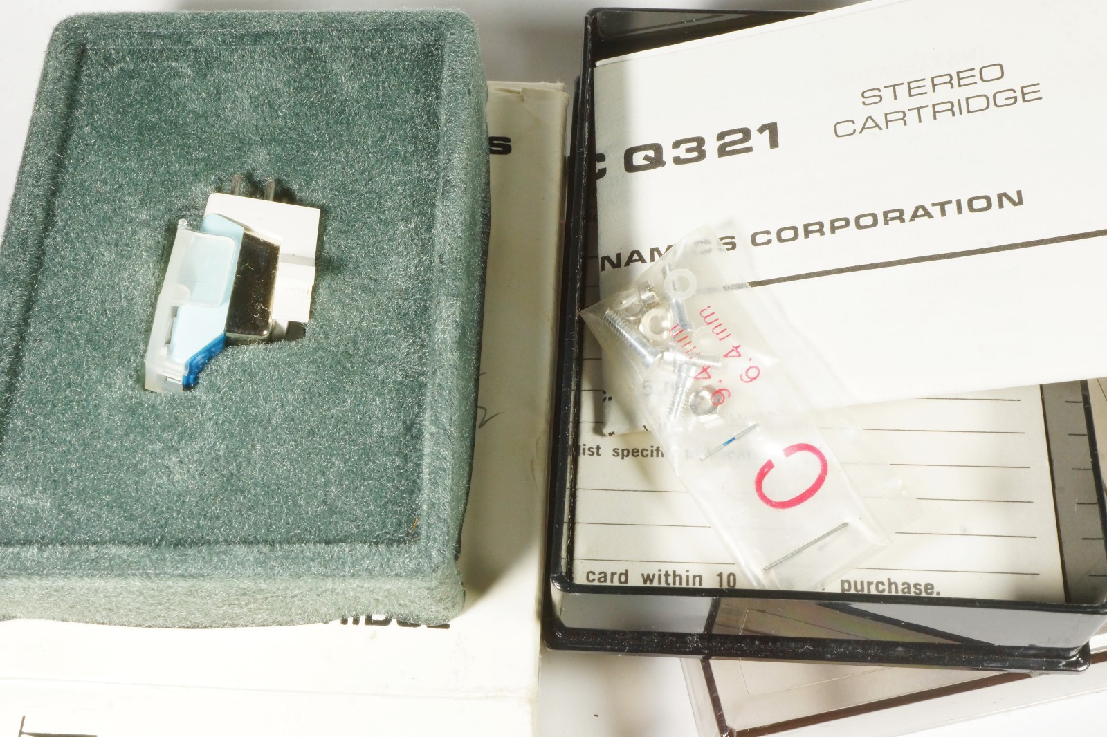 NOS Tested ADC Q 321 Cartridge New & Q321 Elliptical Diamond Needle