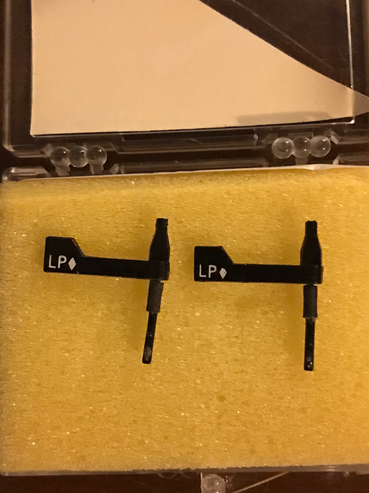 (2) Transcriber Co Diamond Record Player Turntable #141 Stylus Needles Varco TN4