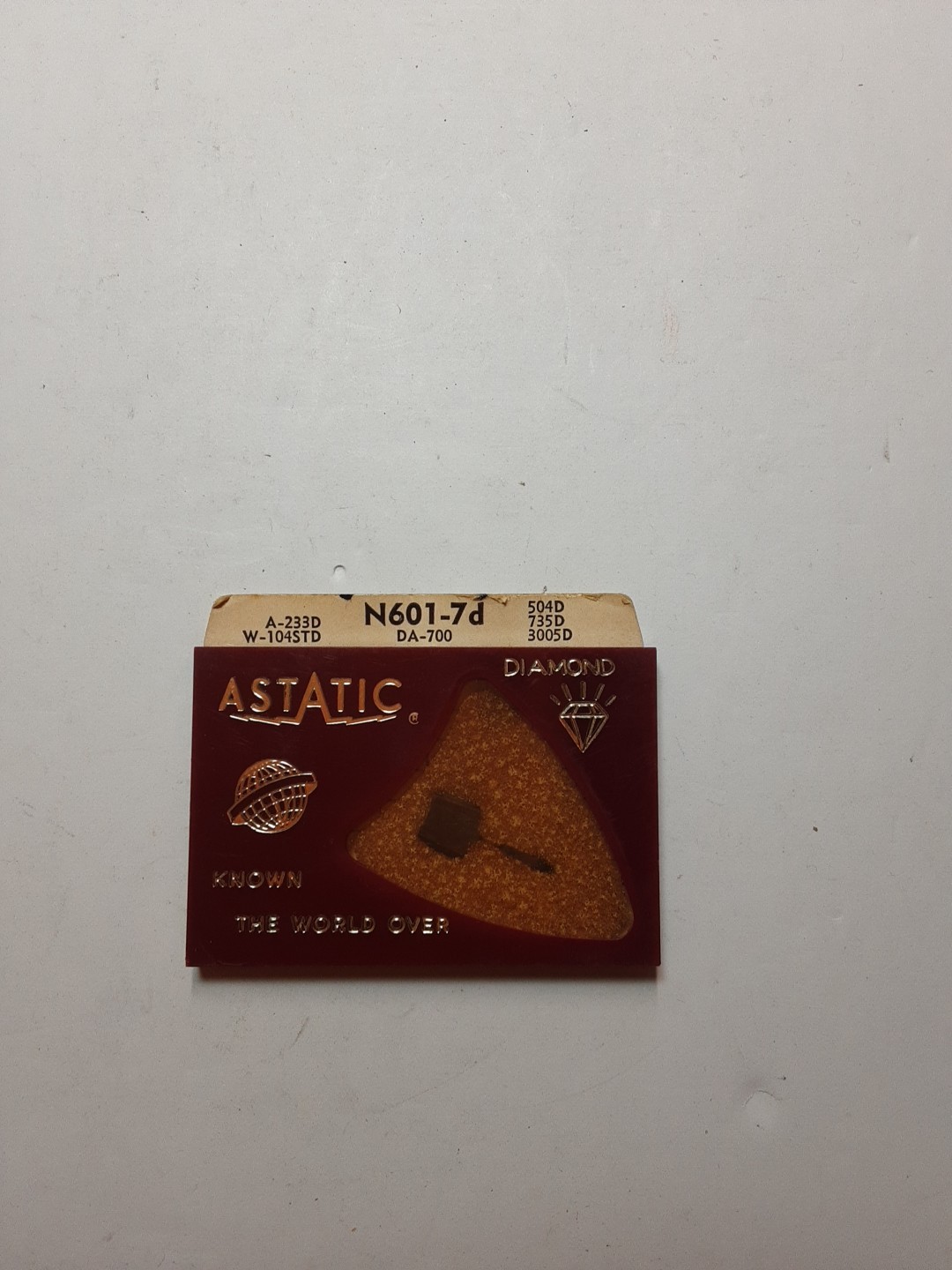 ASTATIC Needle N601-7d NEEDLE New Old Stock Ronette DA-700 #10-152