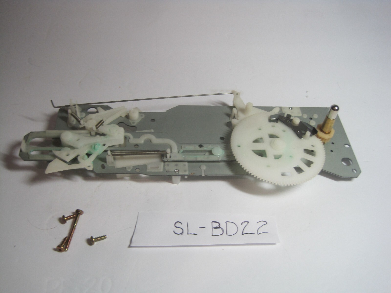 Original Technics SL-BD22, turntable record player, platter shaft assembly
