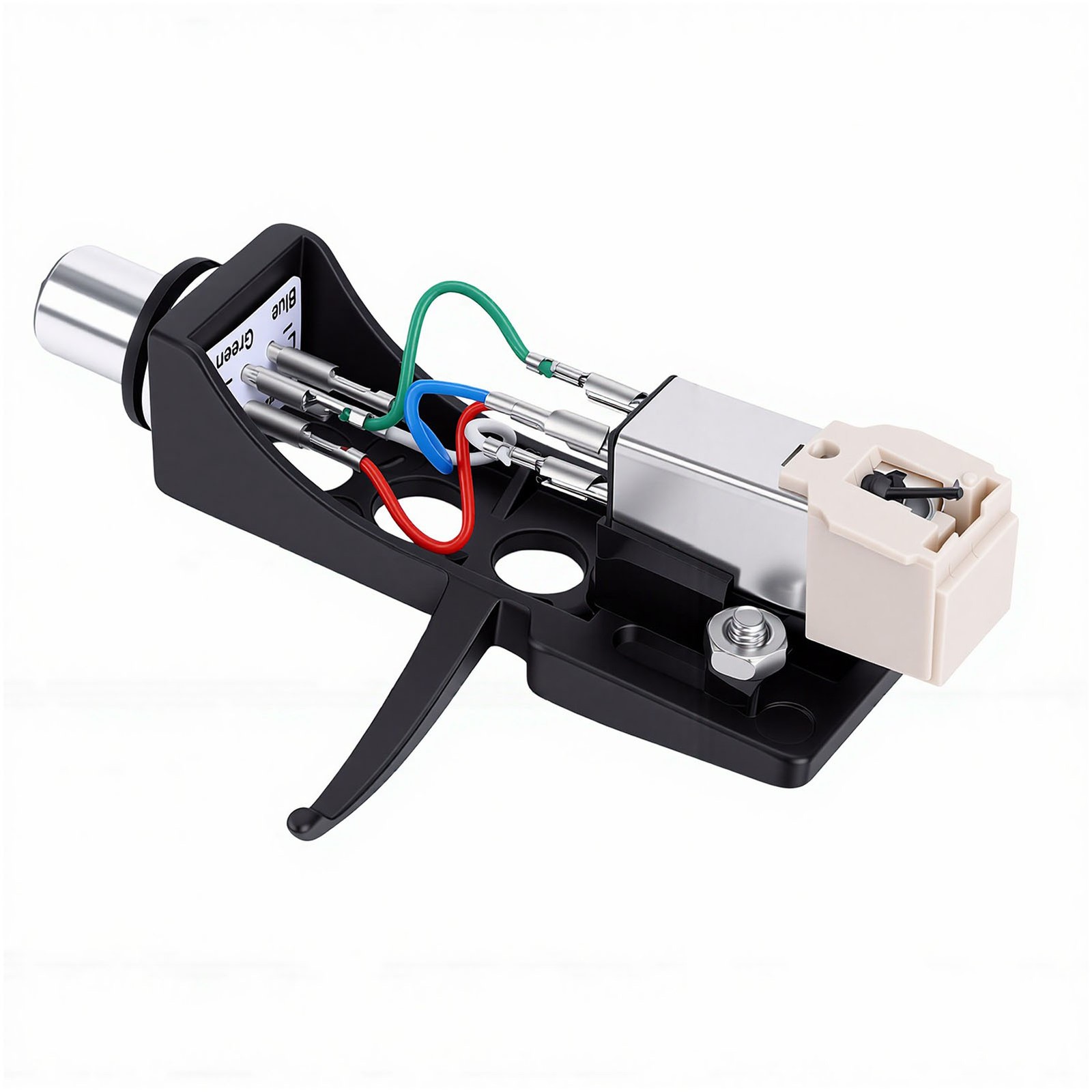 Black Headshell Replacement For SL D1 Magnetic Cartridge Needle For Home En OJWZ