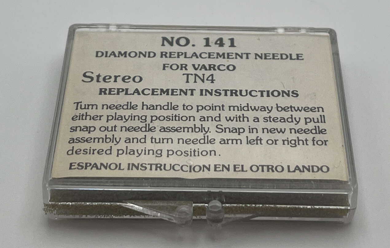 Transcriber #141 Diamond Phonograph Stylus for VARCO TN4 Gray