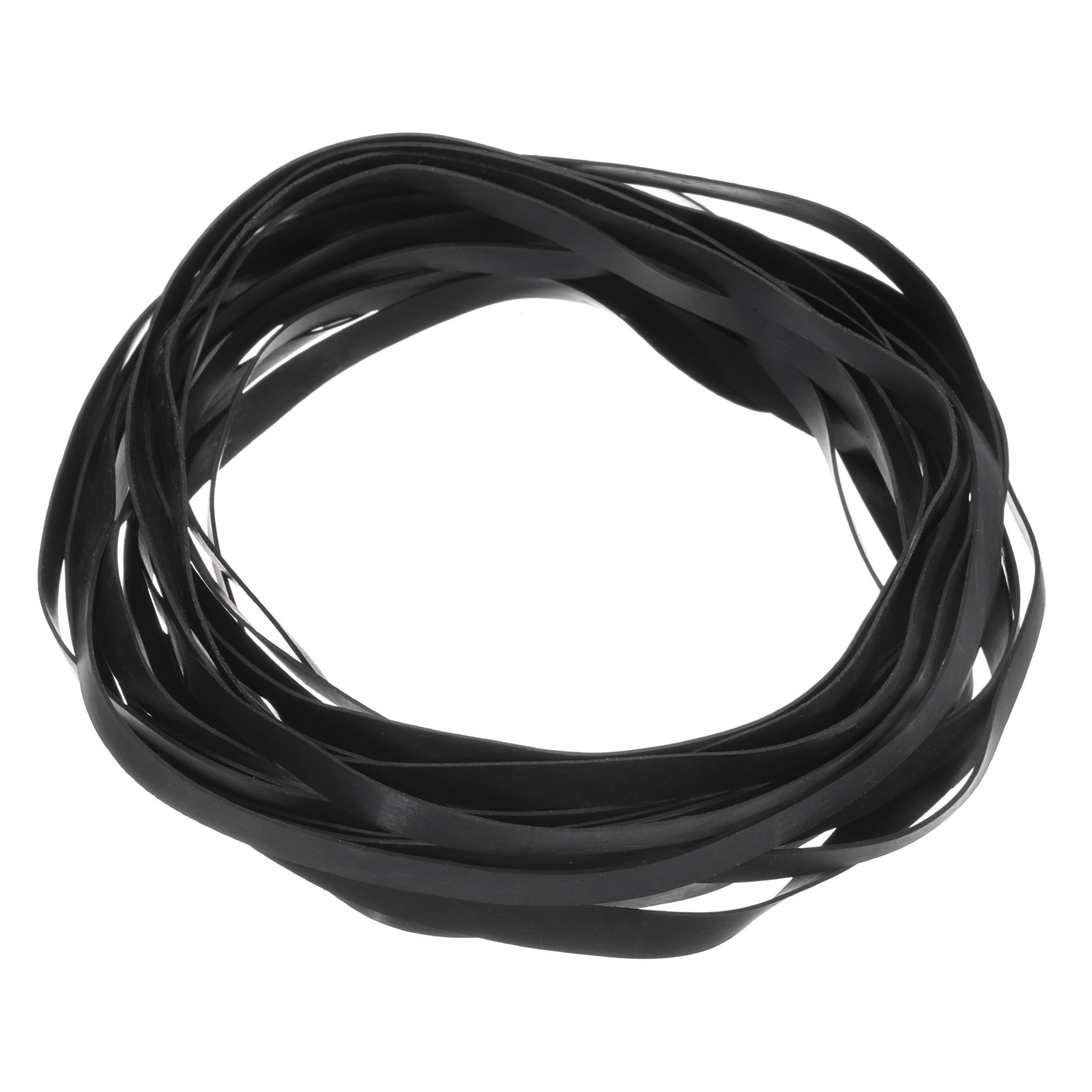 20Pcs Turntable Belt Folded Length 110-145mm Rubber Belt Replacement Width 5mm