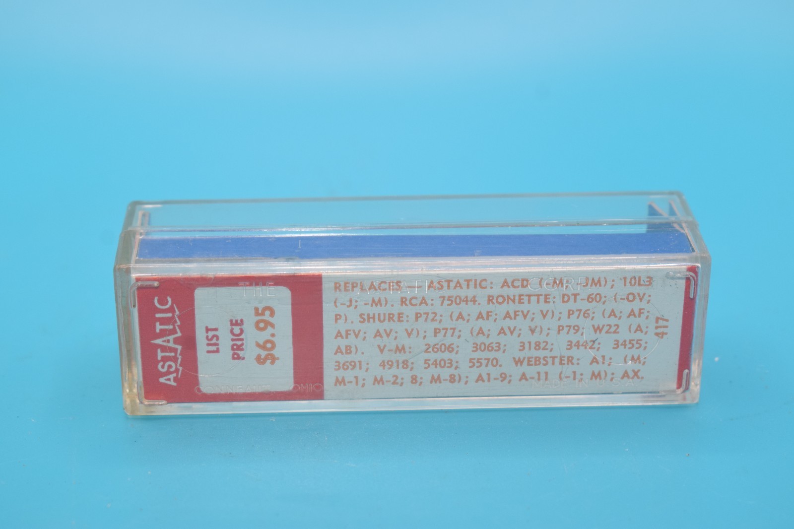 NOS – Astatic 40-T Ceramic Phono Cartridge – New in box