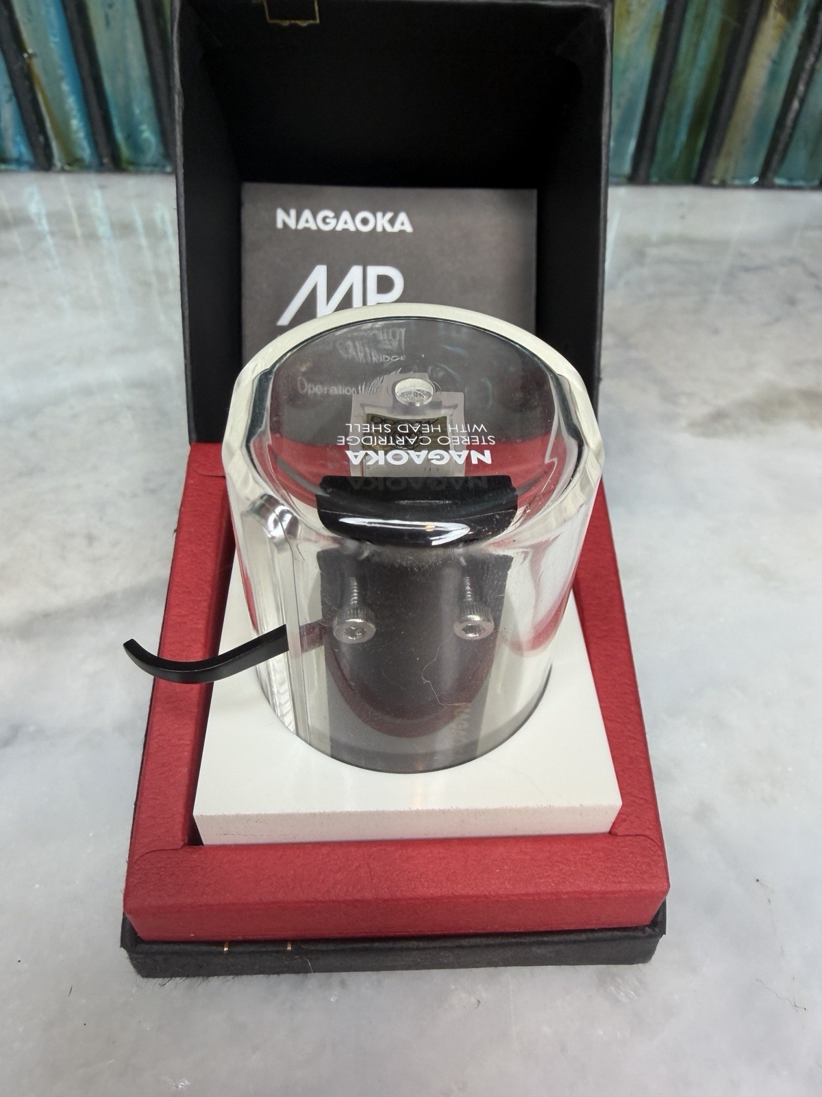 NEW! Stylist Open Box Nagaoka MP-500H Cartridge W/Headshell Boron Line Japan
