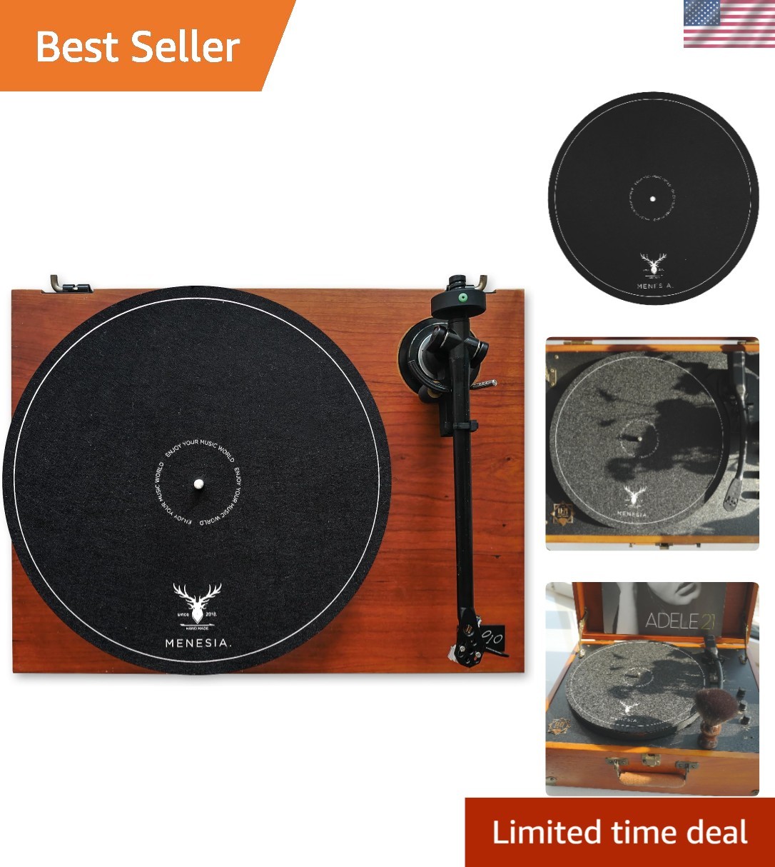 Durable Polyester 12-Inch Slipmat – Enhance Your Vinyl Listening Experience