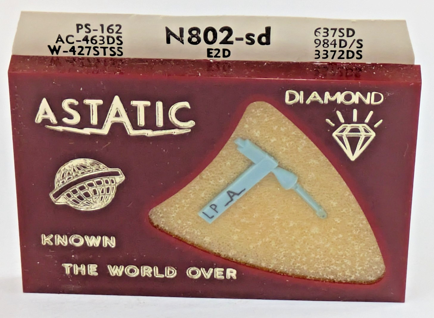 Astatic N802-sd Diamond Needle Tetrad-E2D 78 LP Stylus PS-162 AC-463DS 637SD 984