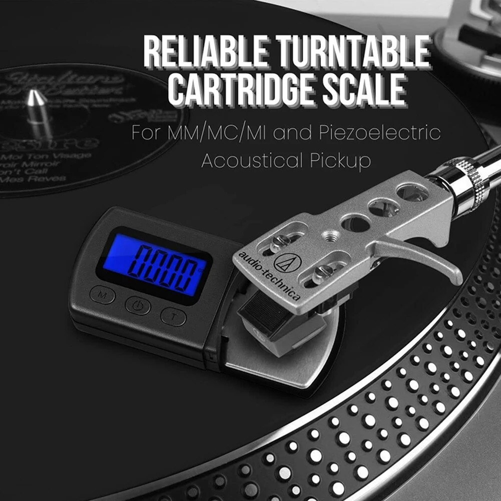 LCD Digital Turntable Stylus Force Scale Meter High Precise For Vinyl Record