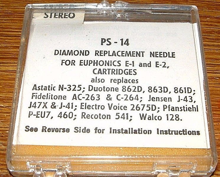 Phonograph Needle for Euphonics 180 E7 E1 E2 E3, J-47X N325-7s 2675 460-S7
