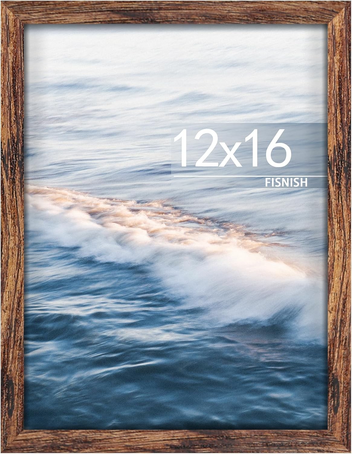 12×16 Picture Frame Brown, Classic Poster for Horizontal 12×16, Brown