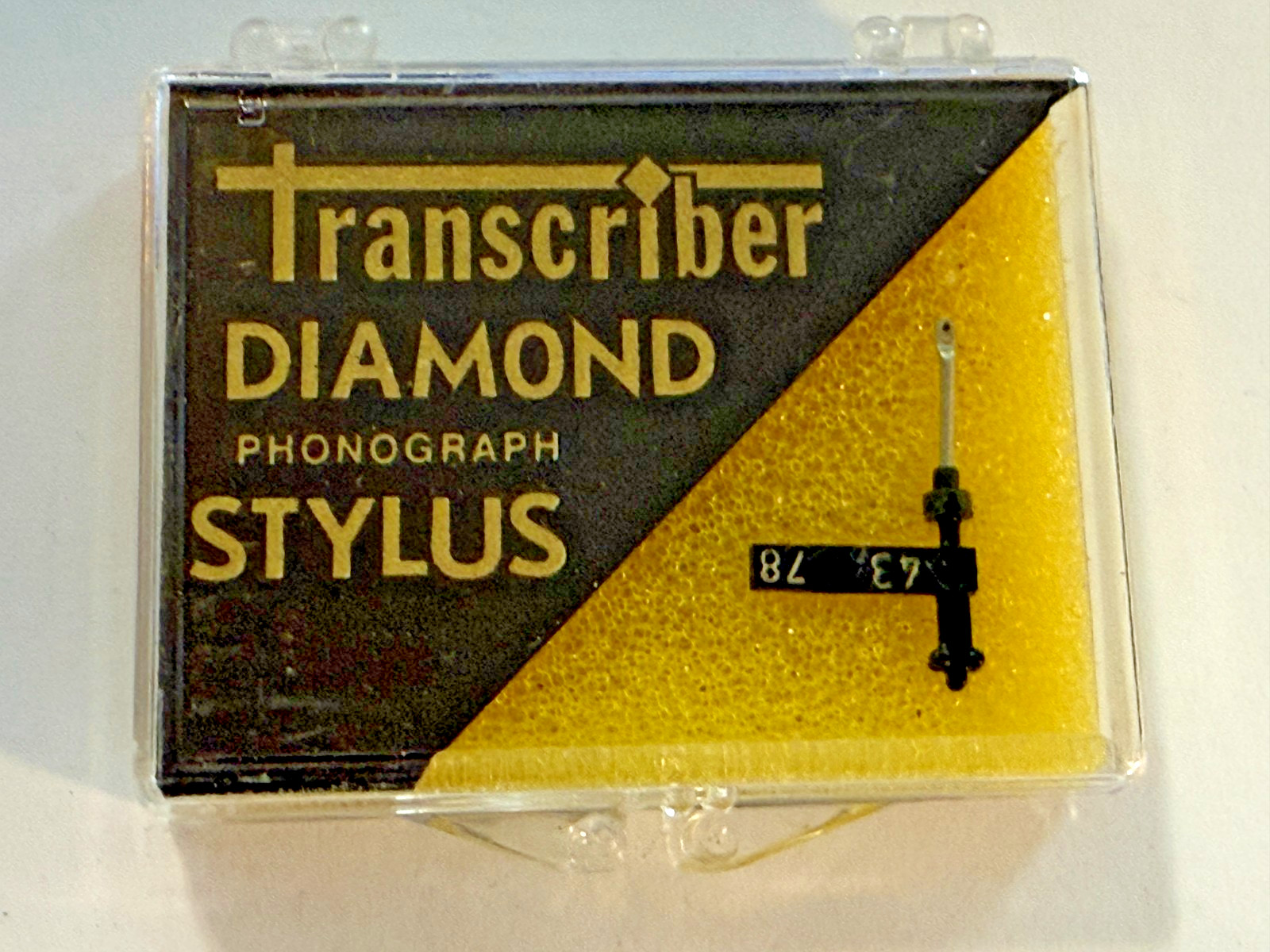 Transcriber Diamond Phonograph Stylus #127 Replacement Needle Tetrad #42 Series