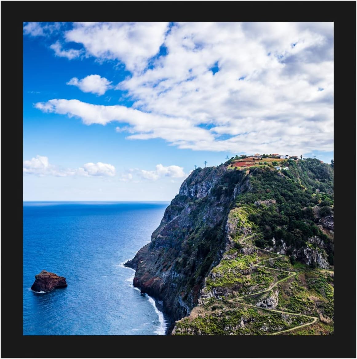 MENNTHUI 10×10 Black Picture Frame, Tabletop and Wall Mounting, 10×10,