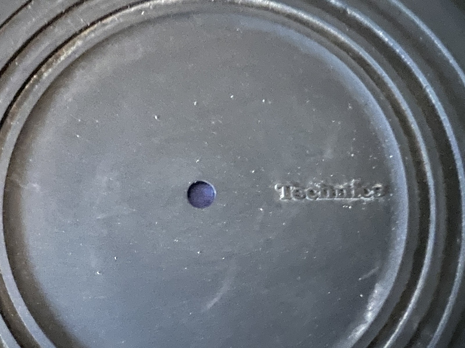 Technics Rubber Slip Mat and Platter from SL-BD24 turntable OEM