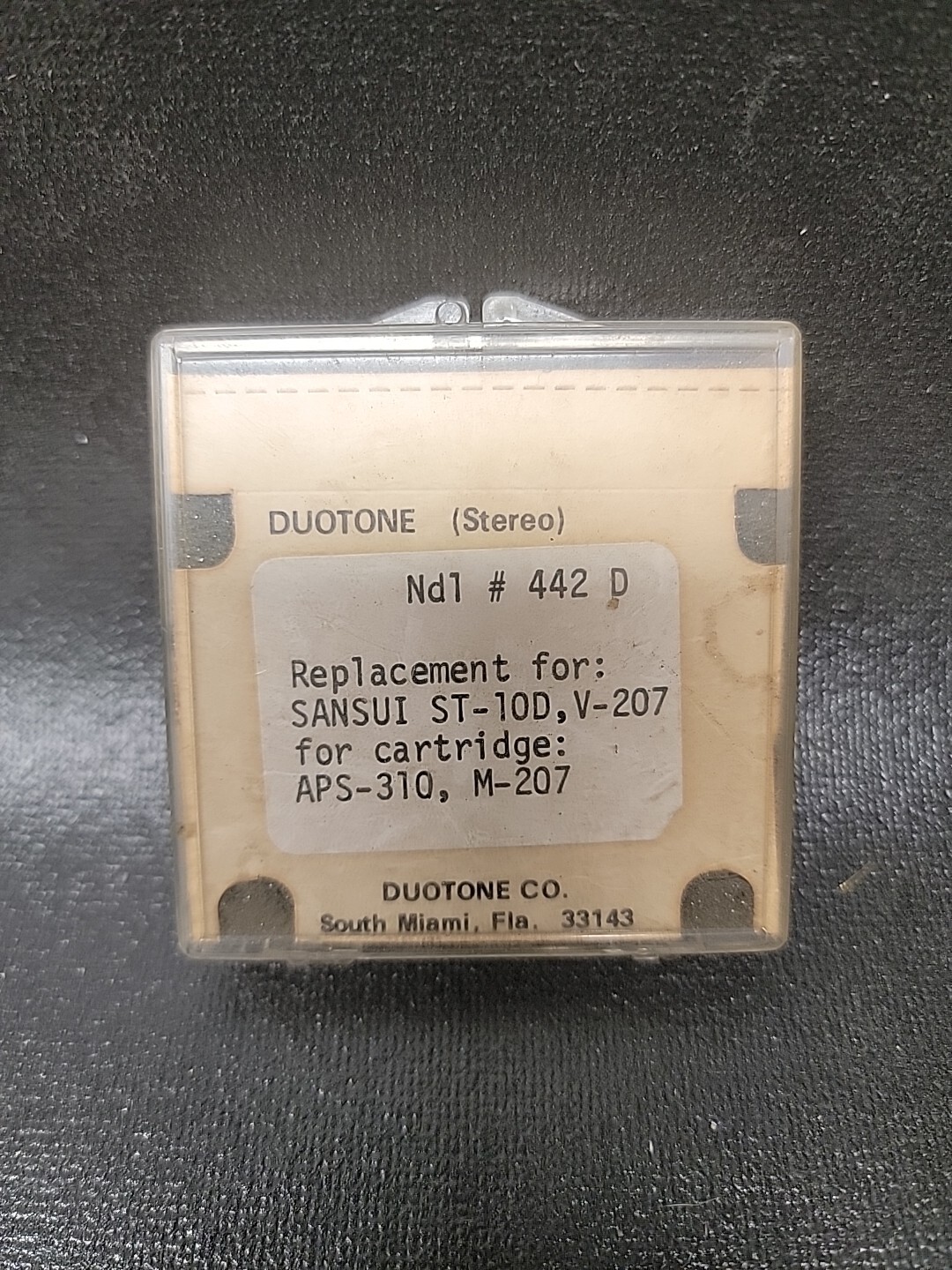 New Duotone 442D Stylus Diamond Needle Phonograph Sansui St-10d V-207 Aps-310 M-