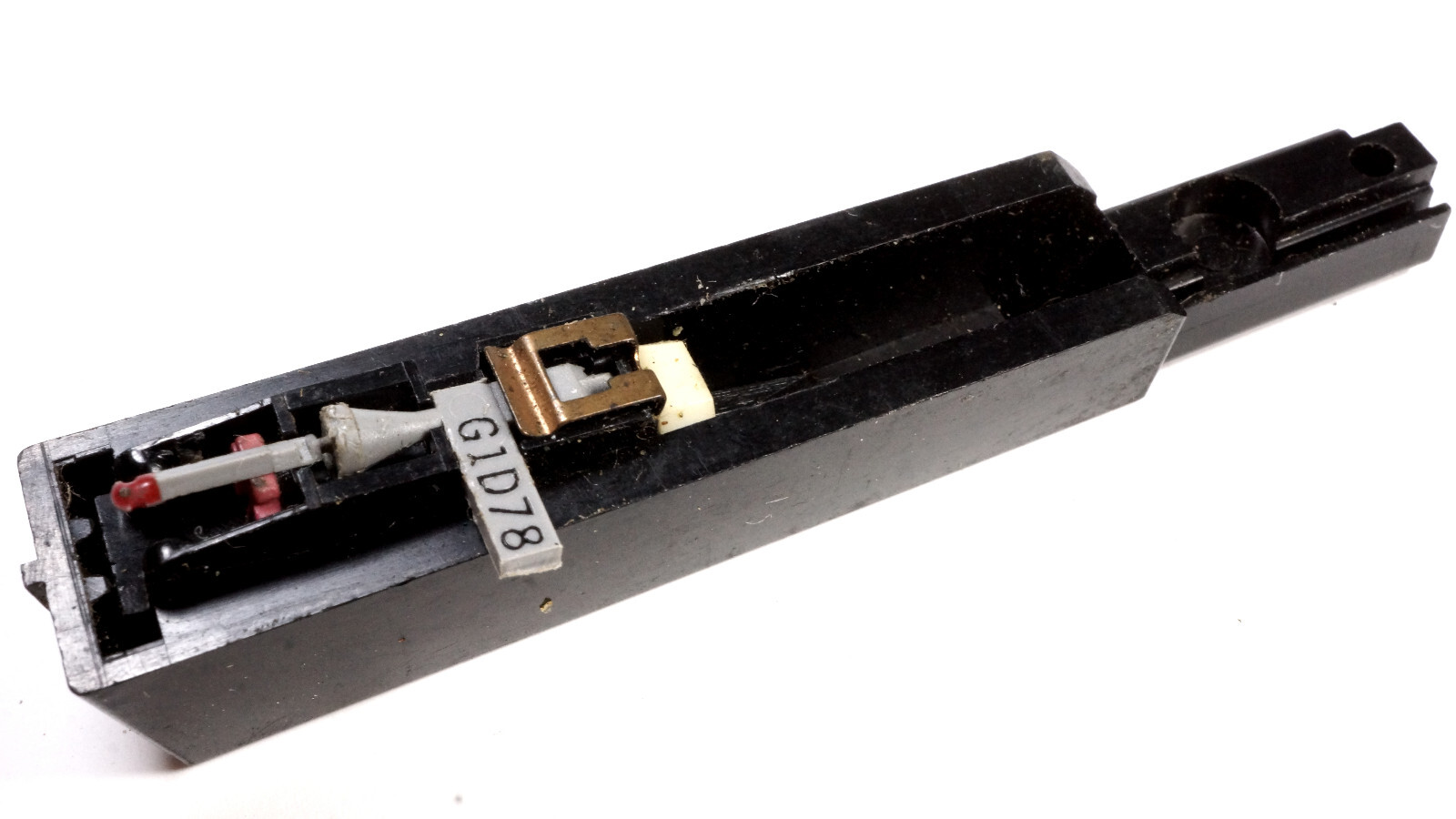 Tested Sears 33-456-0 Headshell Cartridge w/ Needle TETRAD White & G1D