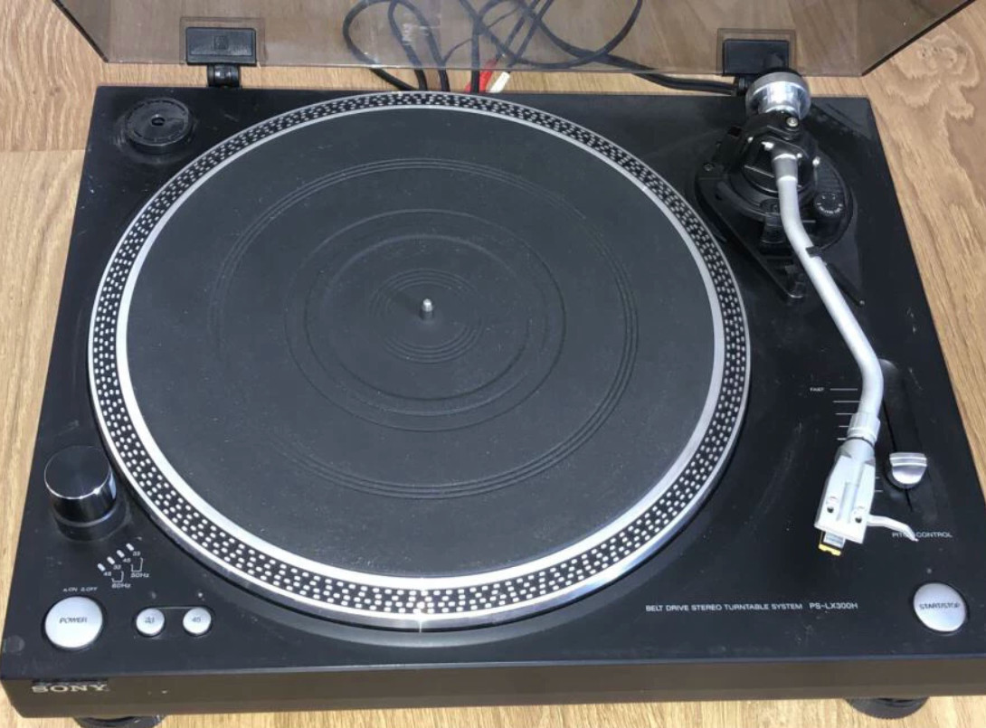 2PCS Turntable Dust Cover Hinges for Sony PS-LX300H Turntable