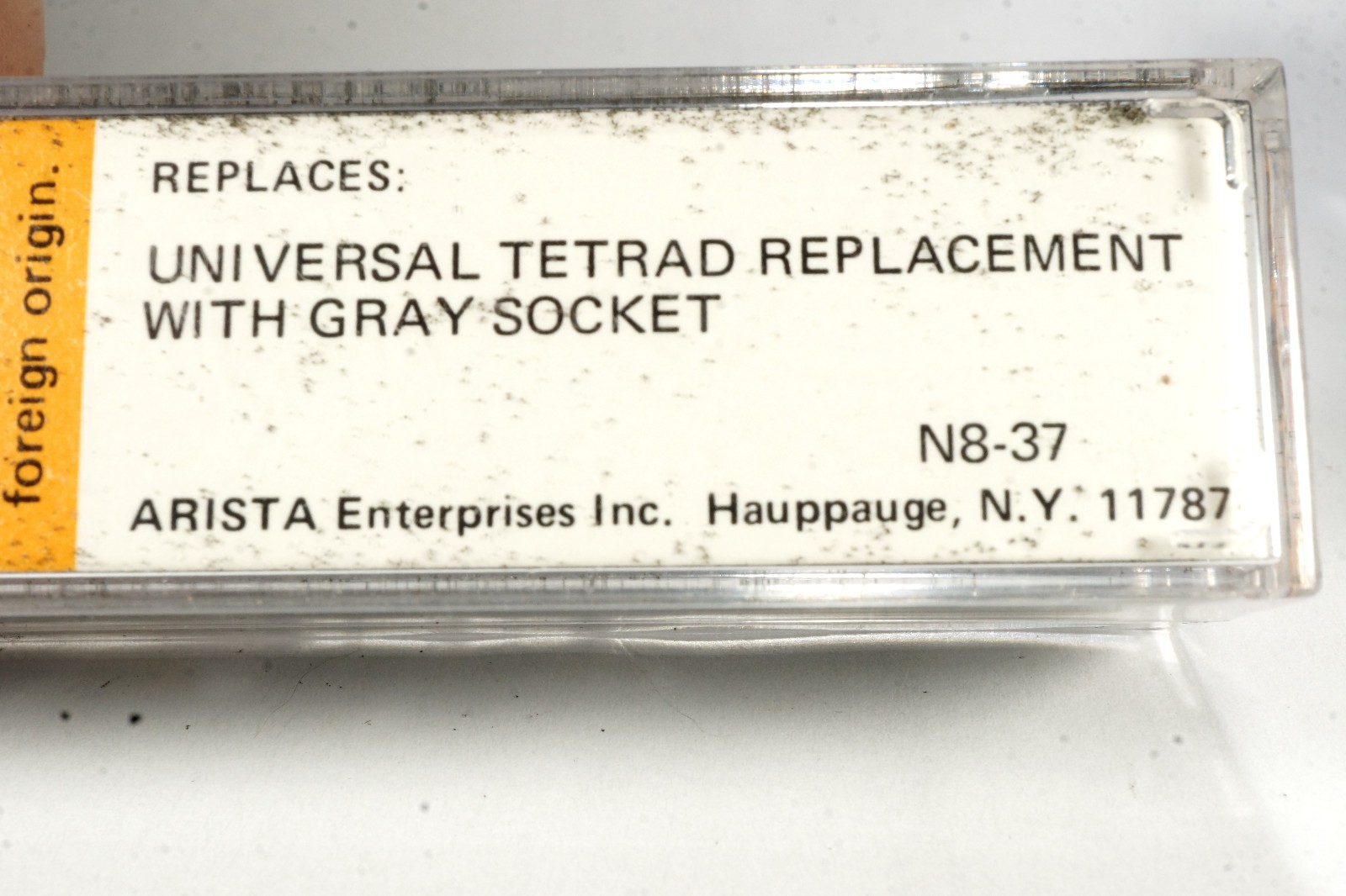 NOS Tested ARISTA A39D Cartridge Tetrad Gray Socket Universal N8-37