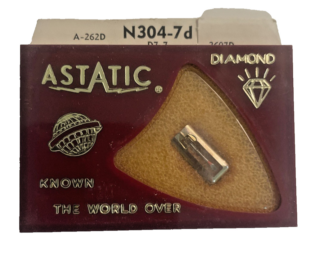 NEW Astatic Diamond Vintage Cartridge Needle Record Player Stylus N304-7d
