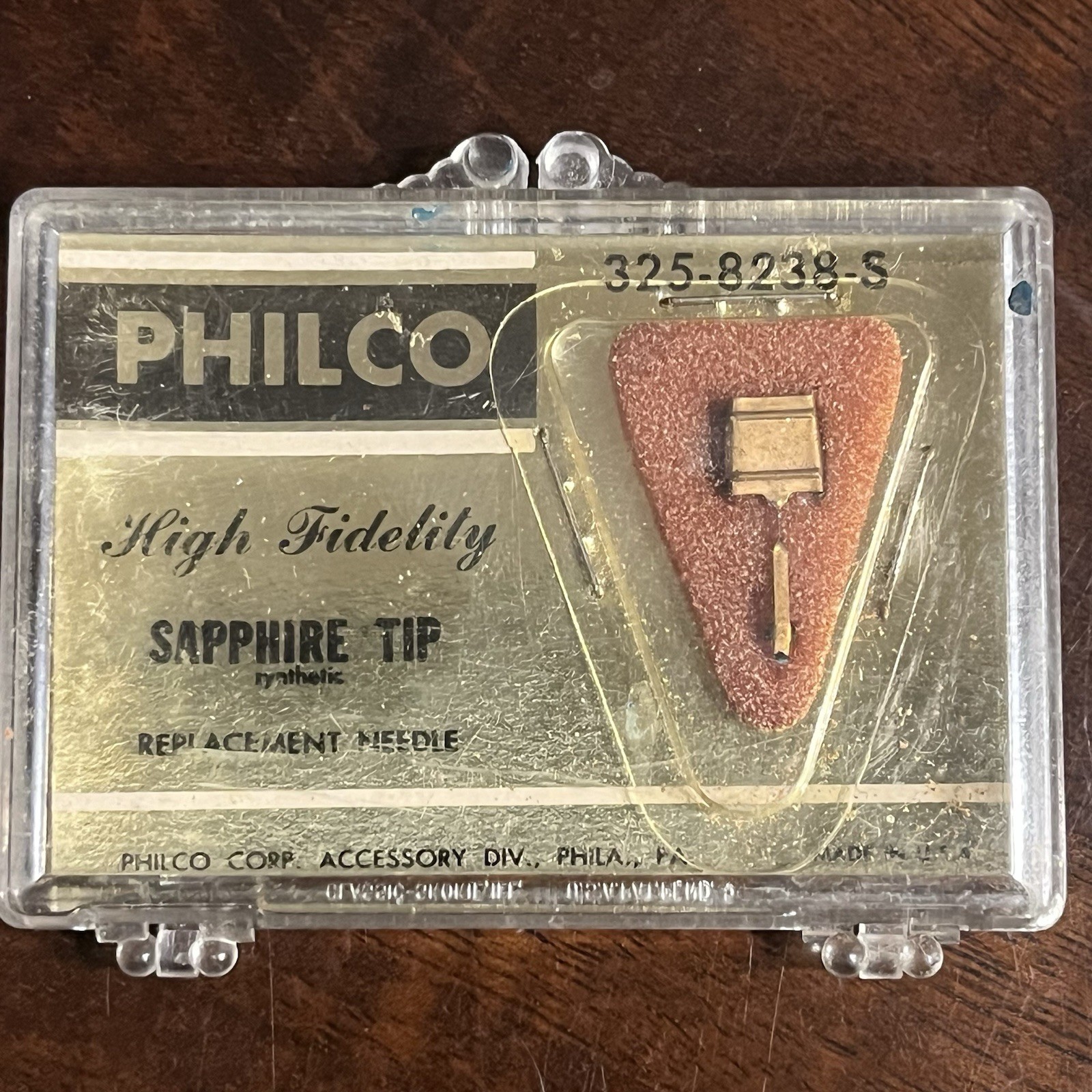 NOS Philco 325-8238-S High Fidelity Sapphire Tip Replacement Needle – Vintage