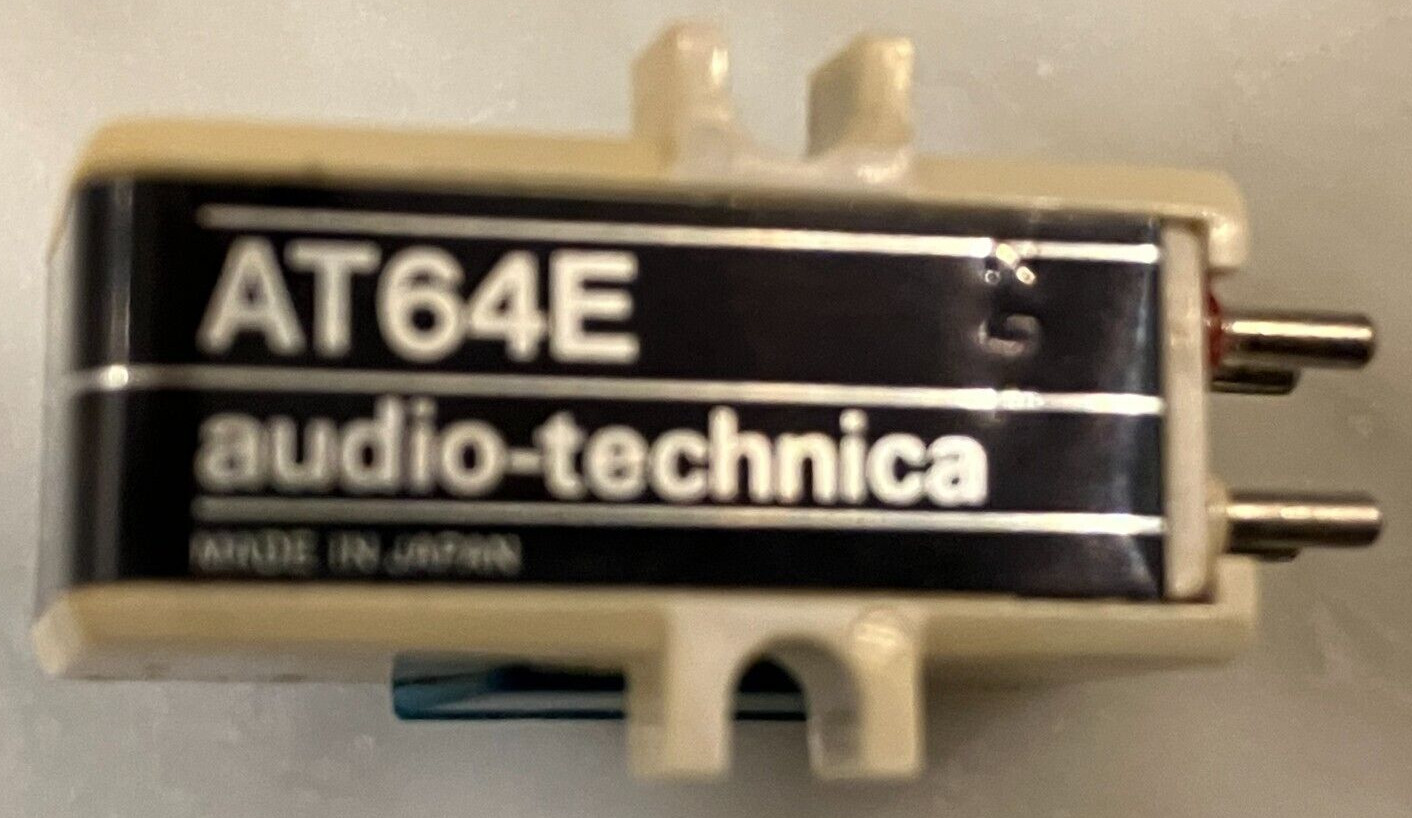 AUDIO TECHNICA AT64E CARTRIDGE & GENUINE AUDIO TECHNICA STYLUS WITH NEEDLE GUARD