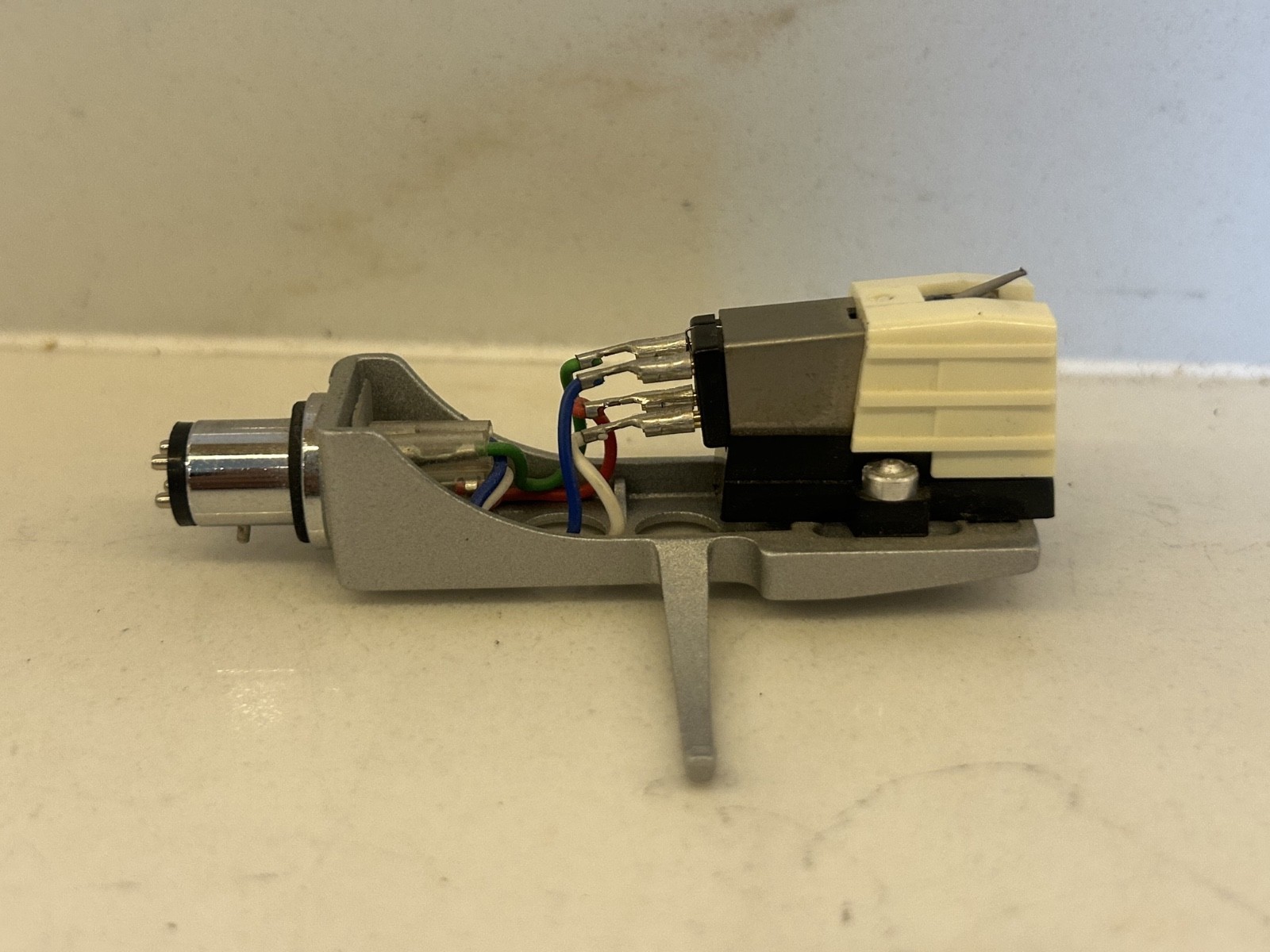 Silver Headshell and Cartridge fits Technics, Kenwood, Fisher Turntables