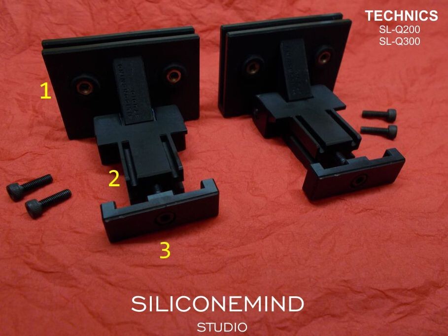 Hinges (x2) for Technics SL-Q200, SL-Q300, [+?]…