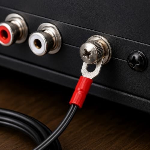 Turntable Ground Wire 5ft for Technics SL Series – 18AWG Professional Anti-Hum C