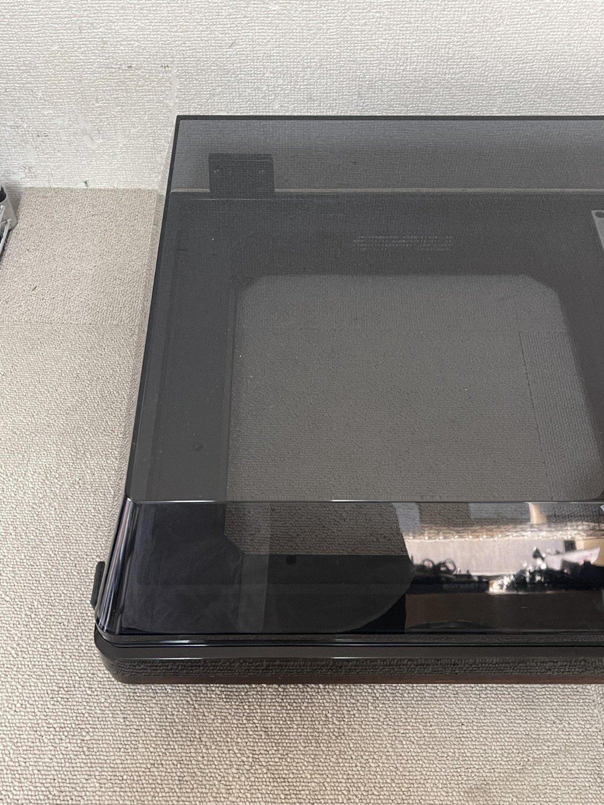 Technics SH-10B3 Turntable Base Obsidian Cabinet for SP-10 w/ Dust Cover Manual