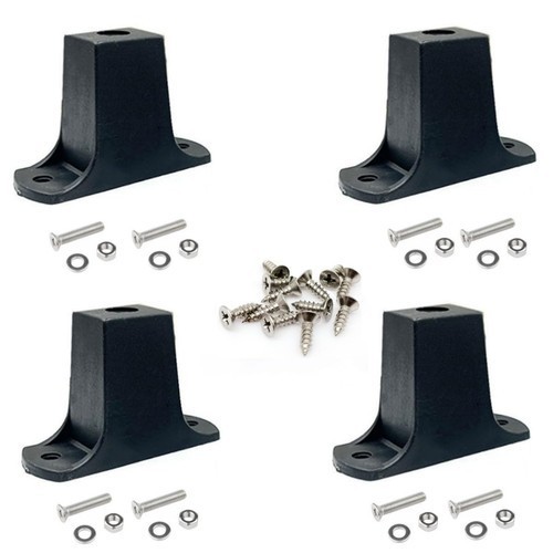 CCeCCe 4 Pack Rolling Duffle Bag Feet Replacement with Mount Hardware…