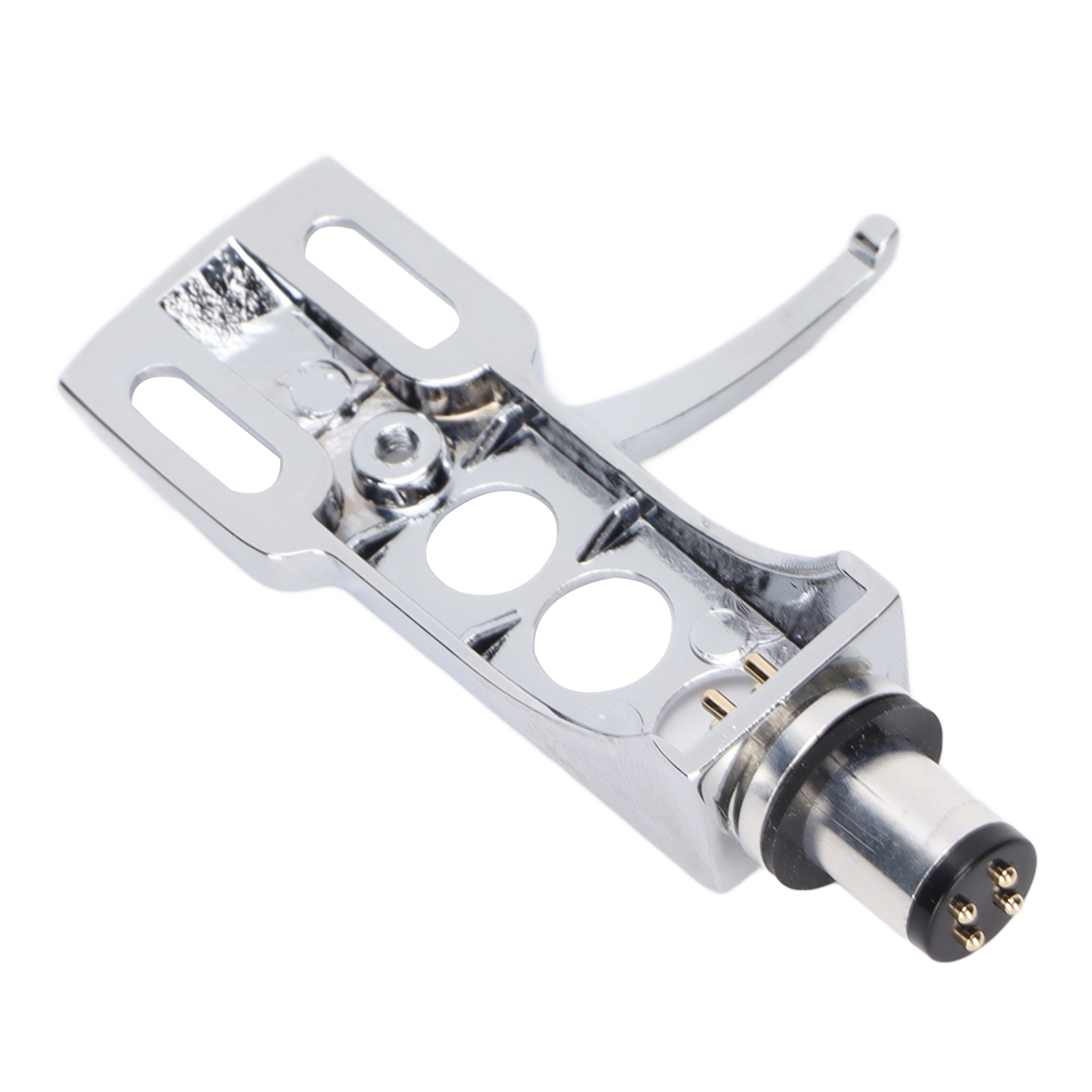 Phono Head Shell Zinc Alloy Replacement LP Tonearm Cartridge Head Shell With Fit