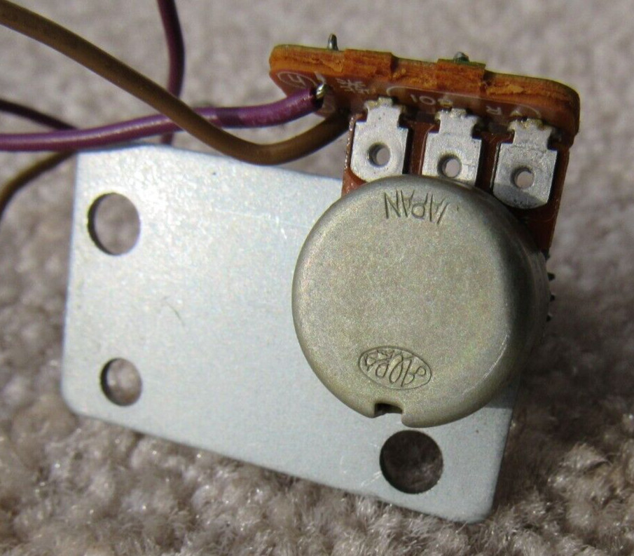 JVC L F41 Original Speed Control Assembly & Knob Turntable Part Potentiometer VG