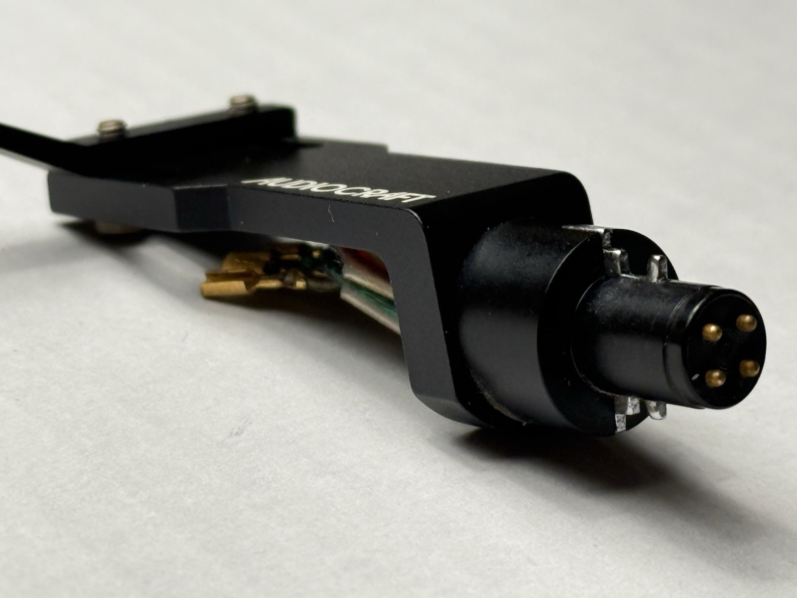 AUDIOCRAFT AS-4PL Headshell. 15 grams Tested And Working