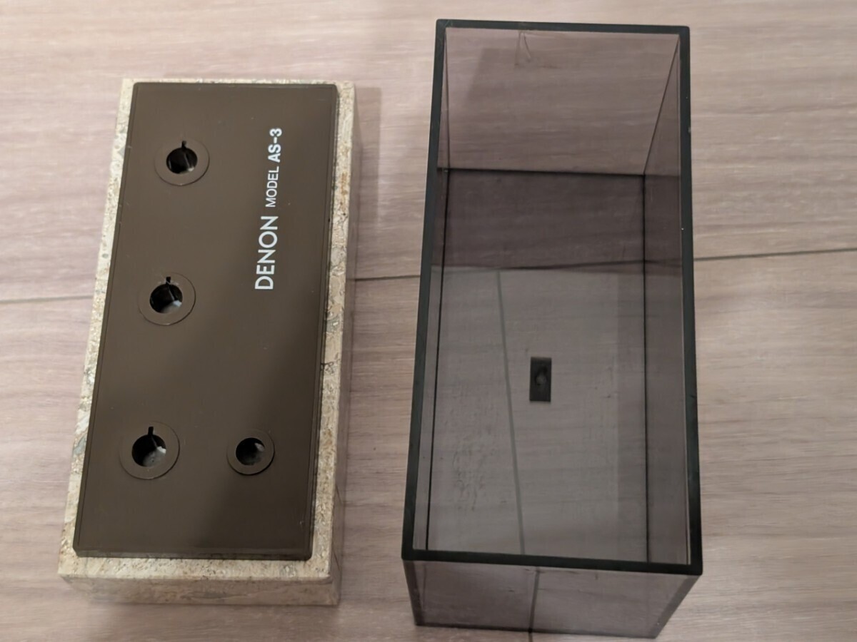 DENON AS-3 Headshell shell Cartridge Keeper Case Box Holder Good GP