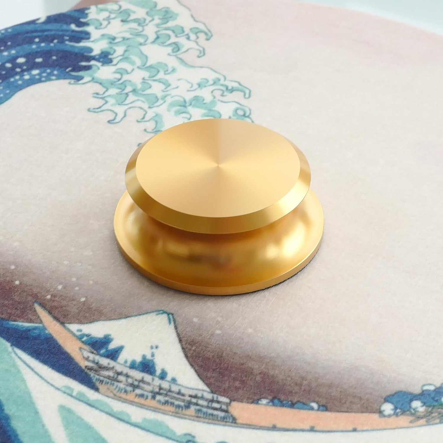 Record Weight Stabilizer, Turntable and Vinyl Weight, Premium gold