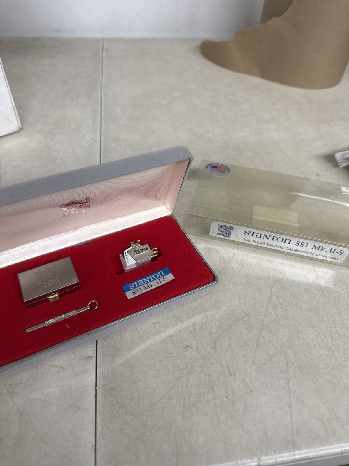 New STANTON 881S CARTRIDGE & GENUINE STANTON D81S MK II STEREOHEDRON STYLUS Nos