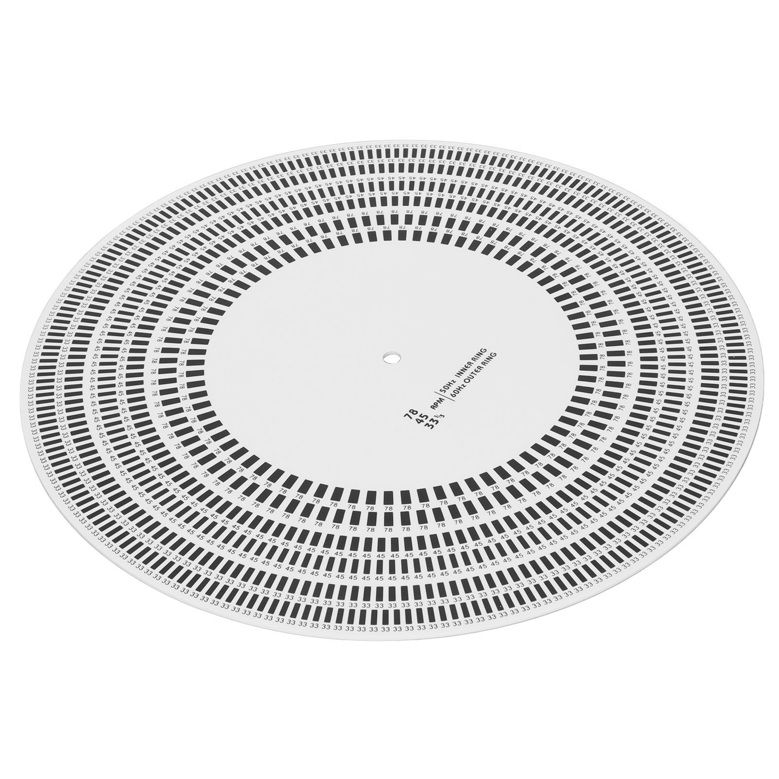 Turntable Strobe Disc Stroboscope Mat LP Stroboscope Disc Rotational Speed