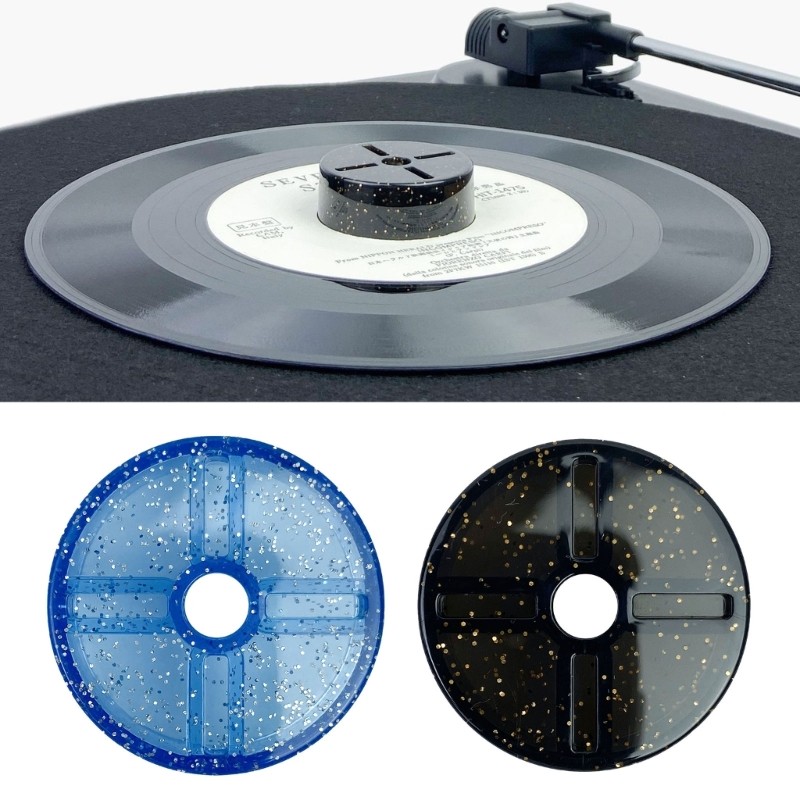 Vibration Reducing LP45 Record Adapter Secure Locking Mechanism Record Dome