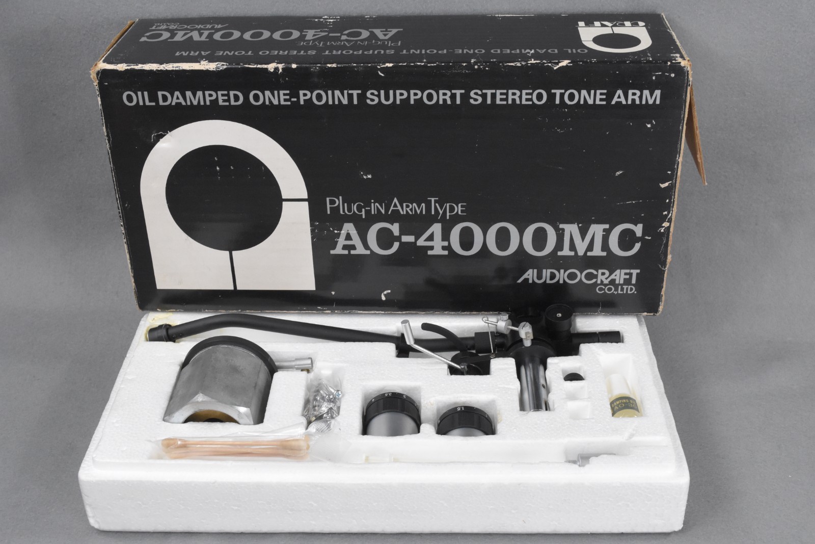 AUDIO CRAFT AC-4000MC Tonearm W/ Box In Excellent Condition