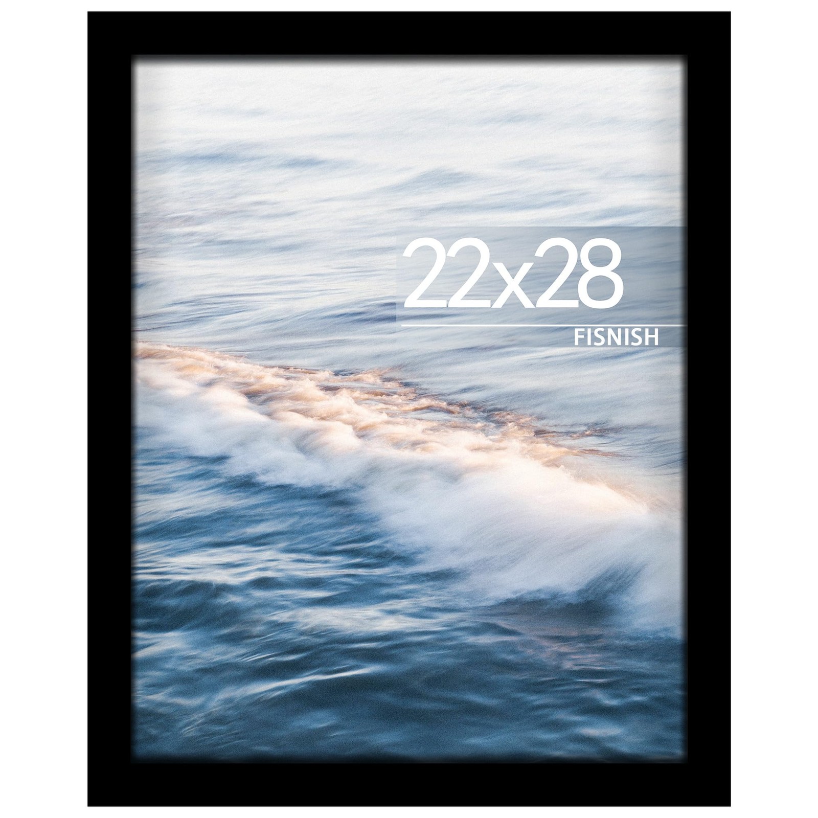 Fisnish 22×28 Poster Frame, Black 22 x 28 Frame for Horizontal 22×28,