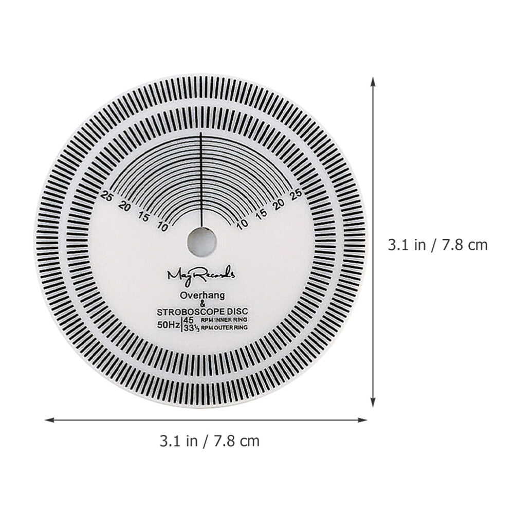 1PC Stroboscope Disc Vinyl Record Speed Meter Calibration Tool Tester Player