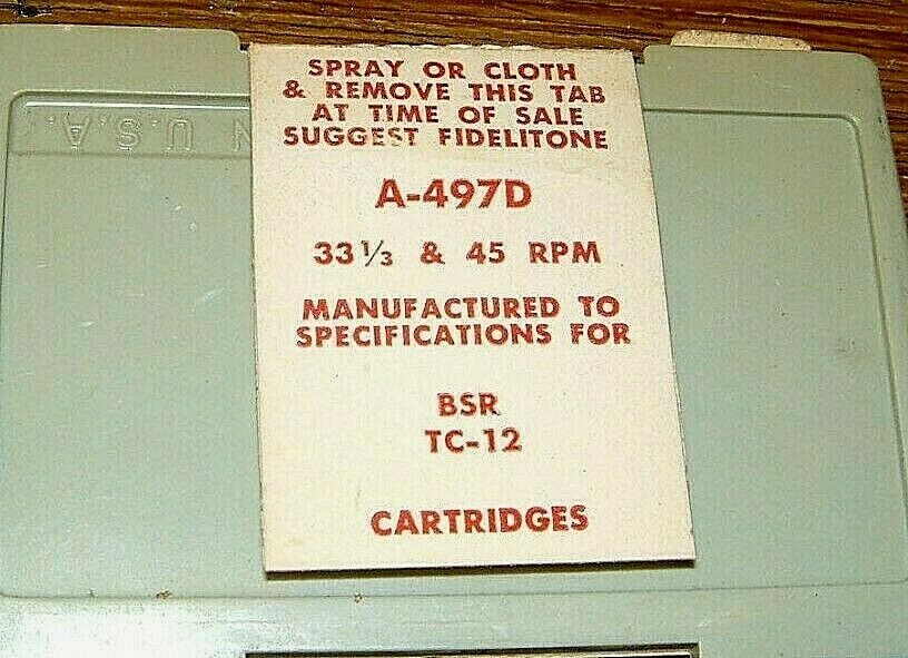 Stereo Phonograph Needle 898 for BSR TC12D, EV2422 A-497 B-2X W-171STS 271-S7