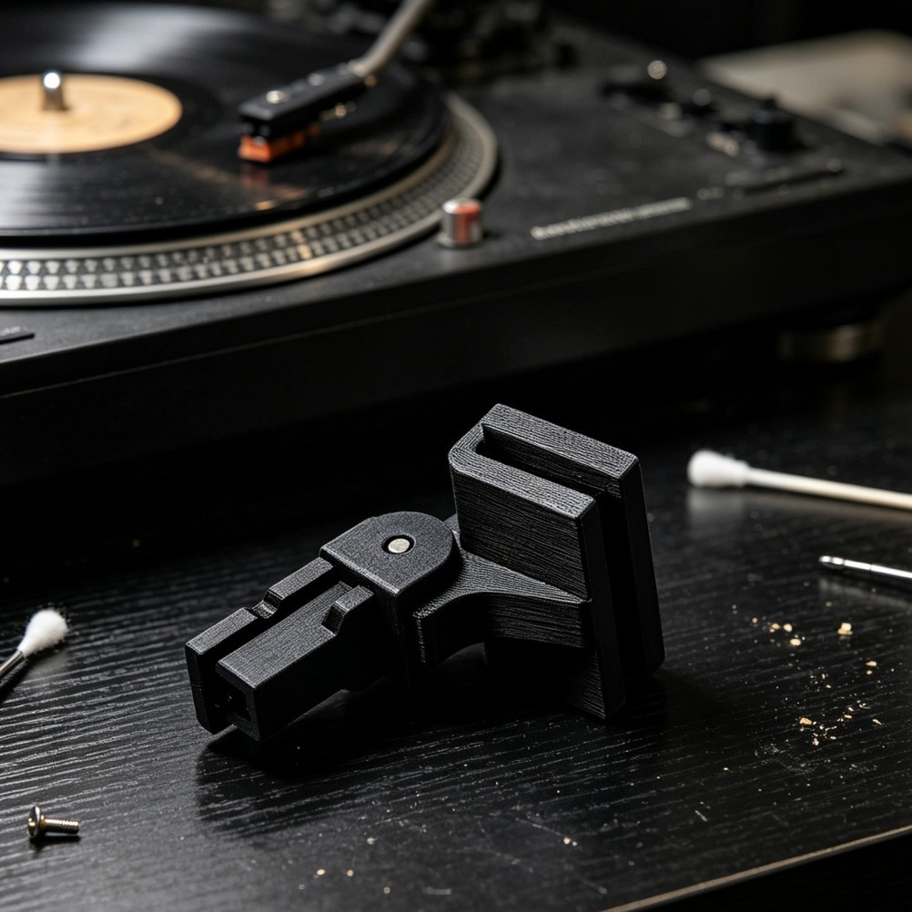 2Pcs Reusable Black Dust Cover Hinges Sturdy Plastic for Turntable Lid Repair