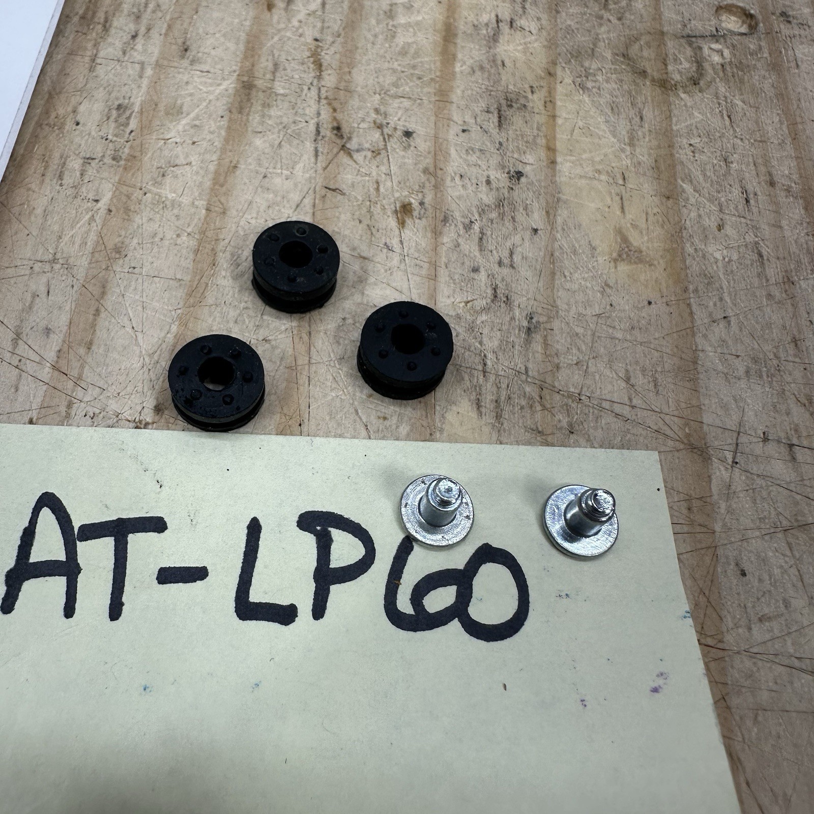 Audio Technica Parts AT-LP60 AT-LP60USB AT-LP60XBT – Motor Mount Screws Grommets